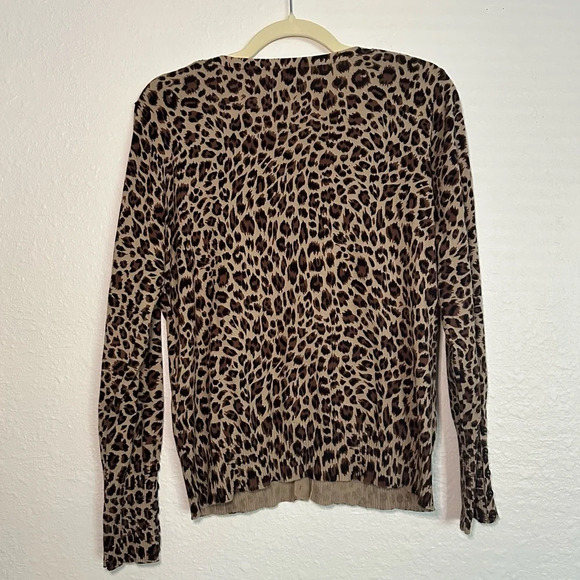 192. Apt. 9 Animal Print Sweater Top - Picture 9 of 12